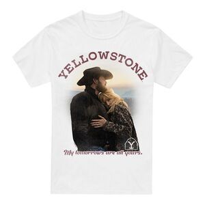 Yellowstone Mens Tomorrows Rip & Beth T-Shirt / White
